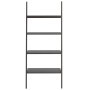Slanted shelf with 4 black shelves 64x34x150.5 cm by vidaXL, Bookcases and shelves - Ref: Foro24-336375, Price: 78,02 €, Disc...