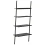 Gekipptes 4-Fach-Bücherregal schwarz 64x34x150,5 cm von vidaXL, Bücherregale und Regale - Ref: Foro24-336375, Preis: 76,59 €,...