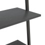 Gekipptes 4-Fach-Bücherregal schwarz 64x34x150,5 cm von vidaXL, Bücherregale und Regale - Ref: Foro24-336375, Preis: 78,02 €,...