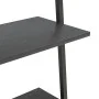 Slanted shelf with 4 black shelves 64x34x150.5 cm by vidaXL, Bookcases and shelves - Ref: Foro24-336375, Price: 76,65 €, Disc...