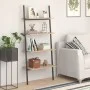 Inclined shelving 4 shelves light brown black 64x34x150.5 cm by vidaXL, Bookcases and shelves - Ref: Foro24-336373, Price: 74...
