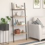 Schrägregal 4 Böden hellbraun schwarz 64x34x150,5 cm von vidaXL, Bücherregale und Regale - Ref: Foro24-336373, Preis: 76,17 €...