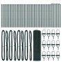 Cerca de Alambre Soldado con 13 Postes Verde 0.4x100 m Acero de , Paneles de vallas - Ref: Foro24-3351776, Precio: 271,25 €, ...