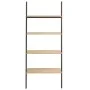 Inclined shelving 4 shelves light brown black 64x34x150.5 cm by vidaXL, Bookcases and shelves - Ref: Foro24-336373, Price: 74...