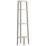 Estantería esquina 4 baldas marrón claro negro 45,5x31,5x150 cm de vidaXL, Librerías y estanterías - Ref: Foro24-336391, Prec...