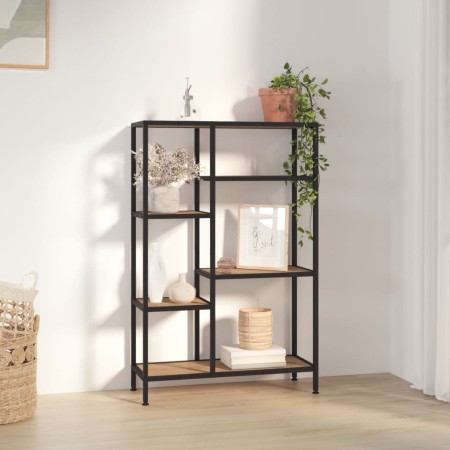 Regal aus Sperrholz und Stahl, 80 x 30 x 120 cm von vidaXL, Bücherregale und Regale - Ref: Foro24-336357, Preis: 105,19 €, Ra...