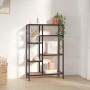 Regal aus Sperrholz und Stahl, 80 x 30 x 120 cm von vidaXL, Bücherregale und Regale - Ref: Foro24-336357, Preis: 105,19 €, Ra...