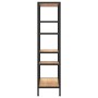 Regal aus Sperrholz und Stahl, 80 x 30 x 120 cm von vidaXL, Bücherregale und Regale - Ref: Foro24-336357, Preis: 105,19 €, Ra...