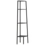 Black 4-tier corner shelf 45.5x31.5x150 cm by vidaXL, Bookcases and shelves - Ref: Foro24-336393, Price: 70,16 €, Discount: %