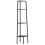 Estantería de esquina de 4 niveles negra 45,5x31,5x150 cm de vidaXL, Librerías y estanterías - Ref: Foro24-336393, Precio: 65...