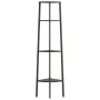 Schwarzes 4-stöckiges Eckregal 45,5 x 31,5 x 150 cm von vidaXL, Bücherregale und Regale - Ref: Foro24-336393, Preis: 65,42 €,...