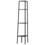 Schwarzes 4-stöckiges Eckregal 45,5 x 31,5 x 150 cm von vidaXL, Bücherregale und Regale - Ref: Foro24-336393, Preis: 65,42 €,...