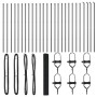 Cerca de Alambre Soldado con 13 postes Gris 1.4x50 m Acero by , fence panels - Ref: Foro24-3351888, Price: 313,40 €, Discount: %