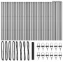 Cerca de Alambre Soldado con 13 Postes Gris 1x100 m Acero de , Paneles de vallas - Ref: Foro24-3351909, Precio: 467,12 €, Des...