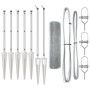 Cerca de Alambre Soldado con 7 Postes de Pica 0.4x10 m Acero Galvanizado von , Zaunpaneele - Ref: Foro24-3351911, Preis: 85,7...