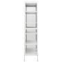 White steel and tempered glass display case 90x40x180 cm by vidaXL, Lockers and storage cabinets - Ref: Foro24-336080, Price:...
