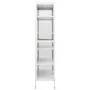 White steel and tempered glass display case 90x40x180 cm by vidaXL, Lockers and storage cabinets - Ref: Foro24-336080, Price:...