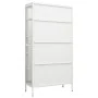 White steel and tempered glass display case 90x40x180 cm by vidaXL, Lockers and storage cabinets - Ref: Foro24-336080, Price:...
