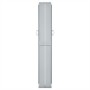 Toldo lateral retráctil para patio azul 170x1200 cm