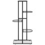 Black Metal 5-Shelf Flower Stand 43x22x98 cm by vidaXL, Pot stands - Ref: Foro24-336110, Price: 40,35 €, Discount: %