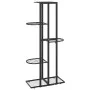 Blumenständer mit 5 Regalen aus schwarzem Metall, 43 x 22 x 98 cm von vidaXL, Topfständer - Ref: Foro24-336110, Preis: 39,66 ...