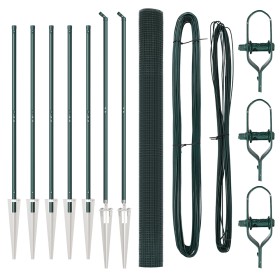 Juego de Postes de Cerca Verde Set de 2 Verde Acero Galvanizado von , Zaunpaneele - Ref: Foro24-3352060, Preis: 127,78 €, Rab...