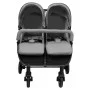 Light gray and black steel twin stroller by vidaXL, Baby strollers - Ref: Foro24-10359, Price: 244,61 €, Discount: %