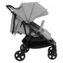 Light gray and black steel twin stroller by vidaXL, Baby strollers - Ref: Foro24-10359, Price: 244,61 €, Discount: %