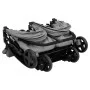 Light gray and black steel twin stroller by vidaXL, Baby strollers - Ref: Foro24-10359, Price: 244,61 €, Discount: %