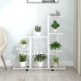 Blumenständer mit weißem Metallrad 94,5x25x92,5 cm von vidaXL, Topfständer - Ref: Foro24-336115, Preis: 55,21 €, Rabatt: %