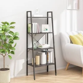 Freestanding shelving unit with 4 shelves black 56x35x140 cm by vidaXL, Bookcases and shelves - Ref: Foro24-336366, Price: 68...