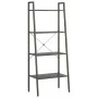 Freestanding shelving unit with 4 shelves black 56x35x140 cm by vidaXL, Bookcases and shelves - Ref: Foro24-336366, Price: 68...