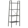 Freestanding shelving unit with 4 shelves black 56x35x140 cm by vidaXL, Bookcases and shelves - Ref: Foro24-336366, Price: 68...