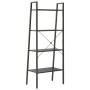 Freistehendes Regal mit 4 Böden schwarz 56x35x140 cm von vidaXL, Bücherregale und Regale - Ref: Foro24-336366, Preis: 69,32 €...