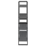 4-tier solid gray pine wood shelf 100x30x140 cm by vidaXL, Bookcases and shelves - Ref: Foro24-806484, Price: 75,19 €, Discou...