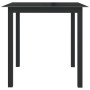 Gartentisch aus Aluminium und schwarzem Glas 80x80x74 cm von vidaXL, Gartentische - Ref: Foro24-312200, Preis: 111,61 €, Raba...