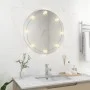 Round glass wall mirror with LED lights by vidaXL, Mirrors - Ref: Foro24-3078642, Price: 60,14 €, Discount: %