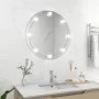 Round glass wall mirror with LED lights by vidaXL, Mirrors - Ref: Foro24-3078642, Price: 60,14 €, Discount: %