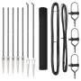 Cerca de Alambre Soldado con 7 Postes con Púas Gris 1.2x10 m de Acero by , fence panels - Ref: Foro24-3352168, Price: 117,82 ...