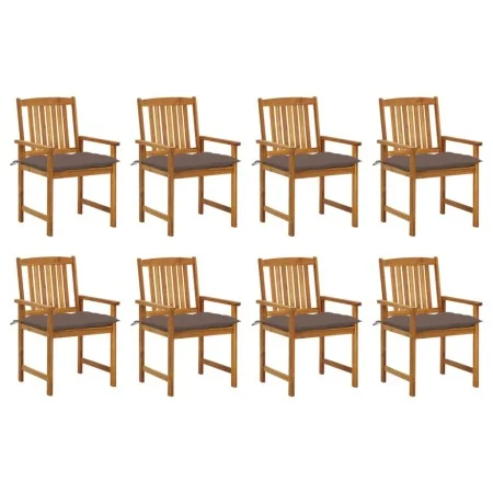 Garden chairs with cushions 8 pcs solid acacia wood by vidaXL, Garden chairs - Ref: Foro24-3078201, Price: 613,53 €, Discount: %