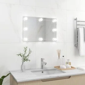 Rectangular glass wall mirror with LED lights by vidaXL, Mirrors - Ref: Foro24-3078637, Price: 42,29 €, Discount: %