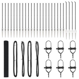 Cerca de Alambre Soldado con 13 Postes de Punta Gris 1.2x50 m Acero by , fence panels - Ref: Foro24-3352238, Price: 401,74 €,...