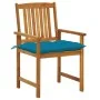 Garden chairs with cushions 8 pcs solid acacia wood by vidaXL, Garden chairs - Ref: Foro24-3078197, Price: 616,58 €, Discount: %