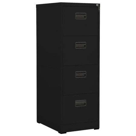 Armario archivador de acero negro 46x62x133 cm von vidaXL, Aktenschränke - Ref: Foro24-336280, Preis: 267,58 €, Rabatt: %