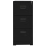 Schwarzer Stahlschrank 46x62x102,5 cm von vidaXL, Aktenschränke - Ref: Foro24-336276, Preis: 180,87 €, Rabatt: %