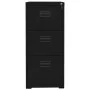Schwarzer Stahlschrank 46x62x102,5 cm von vidaXL, Aktenschränke - Ref: Foro24-336276, Preis: 178,09 €, Rabatt: %