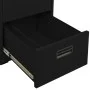 Armario archivador de acero negro 46x62x102,5 cm de vidaXL, Armarios archivadores - Ref: Foro24-336276, Precio: 177,85 €, Des...