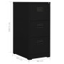 Schwarzer Stahlschrank 46x62x102,5 cm von vidaXL, Aktenschränke - Ref: Foro24-336276, Preis: 180,87 €, Rabatt: %
