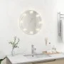 Round glass wall mirror with LED lights by vidaXL, Mirrors - Ref: Foro24-3078639, Price: 31,38 €, Discount: %