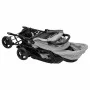 Light gray steel tandem twin trolley by vidaXL, Baby strollers - Ref: Foro24-10347, Price: 217,70 €, Discount: %